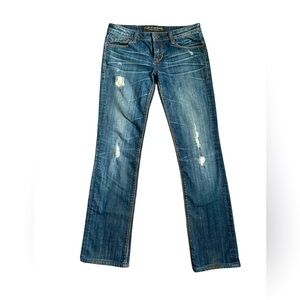 Cult of Individuality Women’s Distressed Straight Leg Y2K Jeans size 29